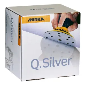 MIRKA Q.SILVER PAPIR fi150mm 15 RUPA P80