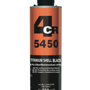 4CR 5450 TITANIUM SHELL- 2K PU 0,75lit -crna