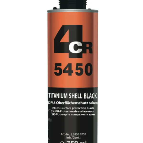 4CR 5450 TITANIUM SHELL- 2K PU 0,75lit -crna